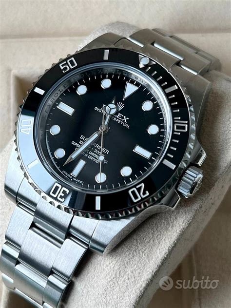 ghiera nera rolex submariner